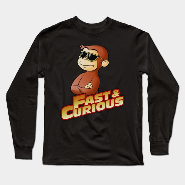 Curious George new 4 Long Sleeve T-Shirt by Vidi MusiCartoon